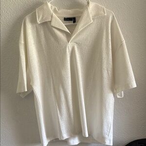 ASOS White Short Sleeve Tee Relaxed Fit